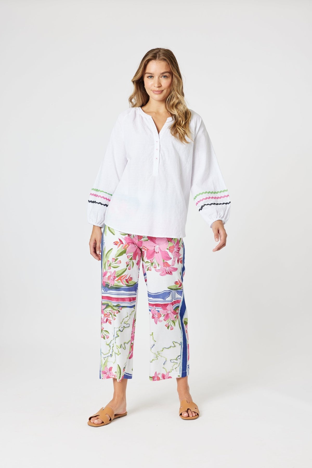 GORDON SMITH_MONACO PANT SARDINIA BLUE _ MONACO PANT SARDINIA BLUE _ Ebony Boutique NZ