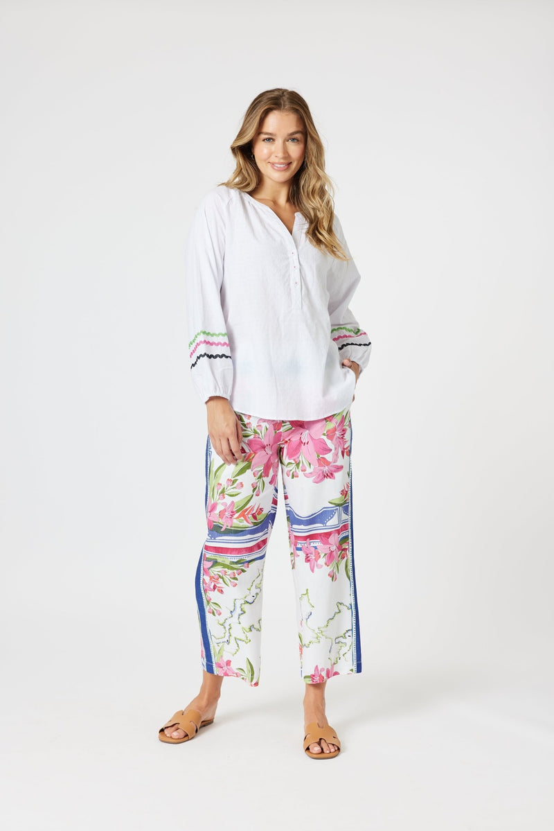 GORDON SMITH_MONACO PANT SARDINIA BLUE _ MONACO PANT SARDINIA BLUE _ Ebony Boutique NZ