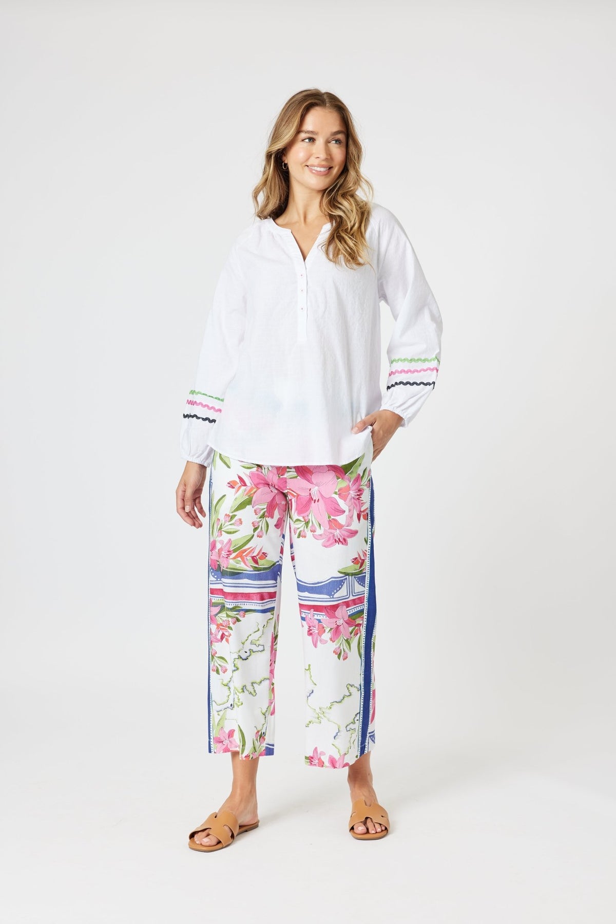 GORDON SMITH_MONACO PANT SARDINIA BLUE _ MONACO PANT SARDINIA BLUE _ Ebony Boutique NZ