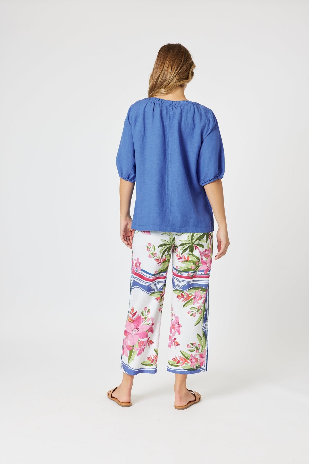 GORDON SMITH_MONACO PANT SARDINIA BLUE _ MONACO PANT SARDINIA BLUE _ Ebony Boutique NZ