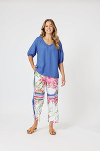GORDON SMITH_MONACO PANT SARDINIA BLUE _ MONACO PANT SARDINIA BLUE _ Ebony Boutique NZ