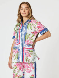 GORDON SMITH_MONACO SHIRT SARDINIA BLUE _ MONACO SHIRT SARDINIA BLUE _ Ebony Boutique NZ