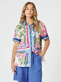 GORDON SMITH_MONACO SHIRT SARDINIA BLUE _ MONACO SHIRT SARDINIA BLUE _ Ebony Boutique NZ