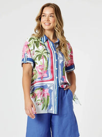 GORDON SMITH_MONACO SHIRT SARDINIA BLUE _ MONACO SHIRT SARDINIA BLUE _ Ebony Boutique NZ