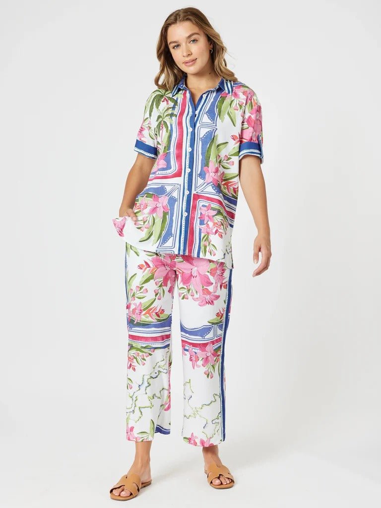 GORDON SMITH_MONACO SHIRT SARDINIA BLUE _ MONACO SHIRT SARDINIA BLUE _ Ebony Boutique NZ