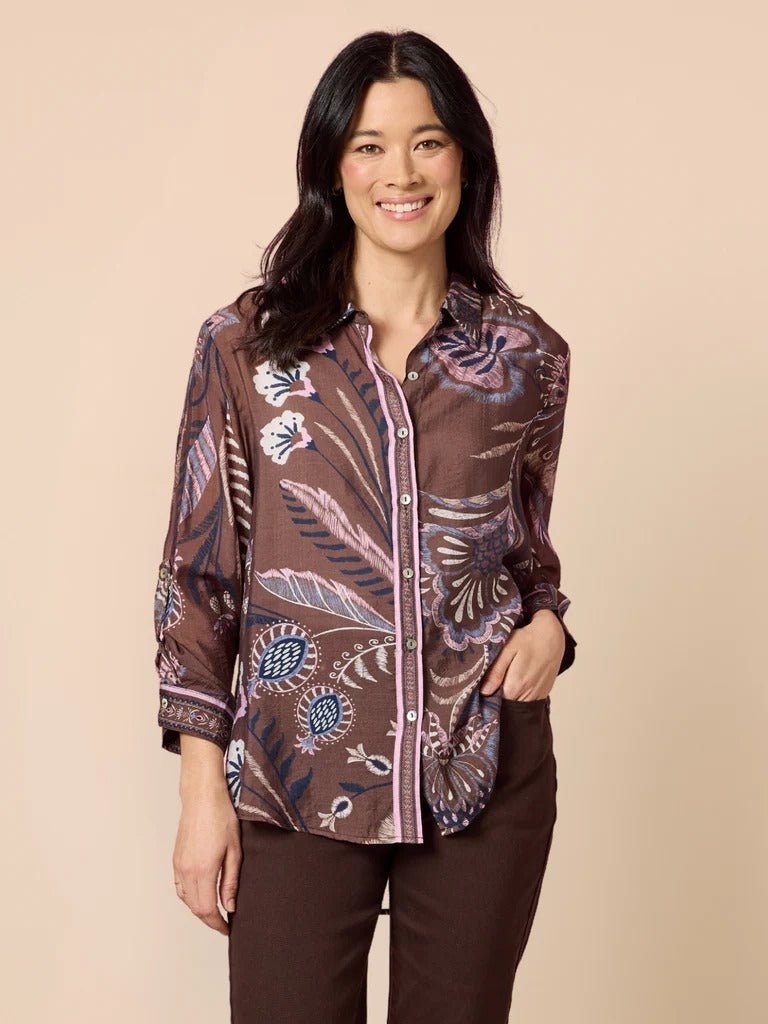 MONTANA PRINT SHIRT_by_GORDON SMITH_women's_in_New Zealand_ MONTANA PRINT SHIRT _