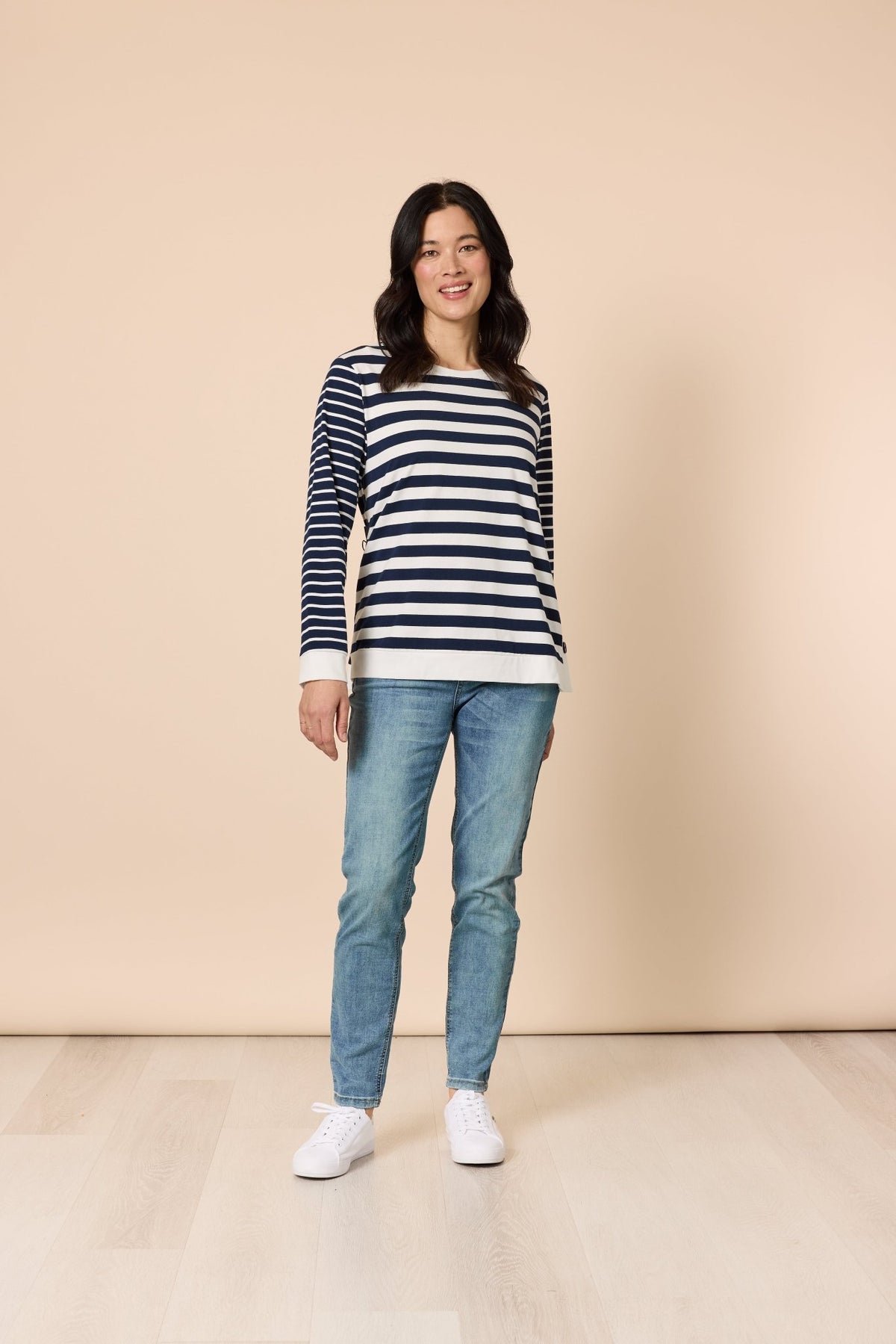 GORDON SMITH_NEWPORT STRIPE TOP _ NEWPORT STRIPE TOP _ Ebony Boutique NZ
