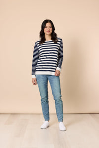 GORDON SMITH_NEWPORT STRIPE TOP _ NEWPORT STRIPE TOP _ Ebony Boutique NZ