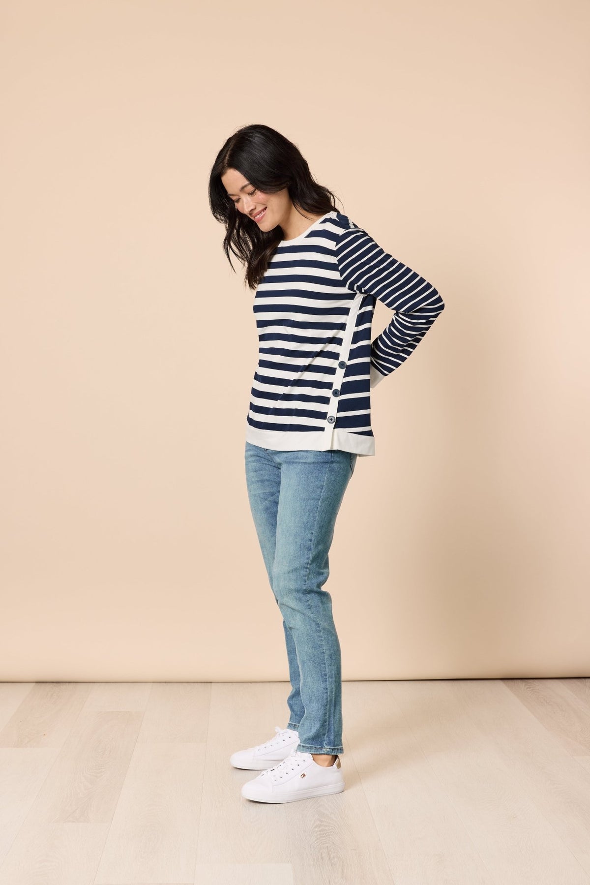 GORDON SMITH_NEWPORT STRIPE TOP _ NEWPORT STRIPE TOP _ Ebony Boutique NZ