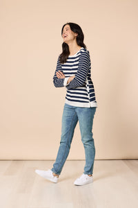 GORDON SMITH_NEWPORT STRIPE TOP _ NEWPORT STRIPE TOP _ Ebony Boutique NZ