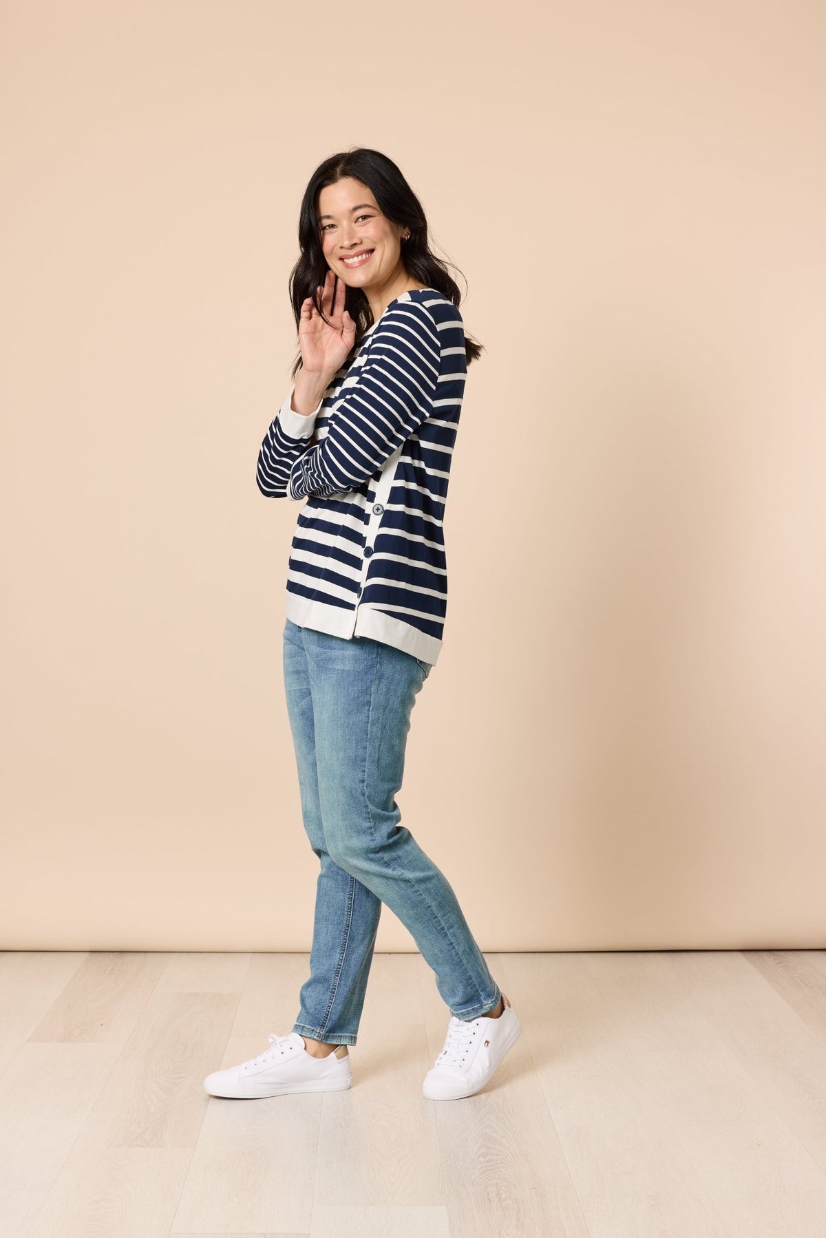 GORDON SMITH_NEWPORT STRIPE TOP _ NEWPORT STRIPE TOP _ Ebony Boutique NZ