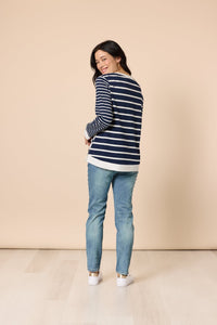 GORDON SMITH_NEWPORT STRIPE TOP _ NEWPORT STRIPE TOP _ Ebony Boutique NZ