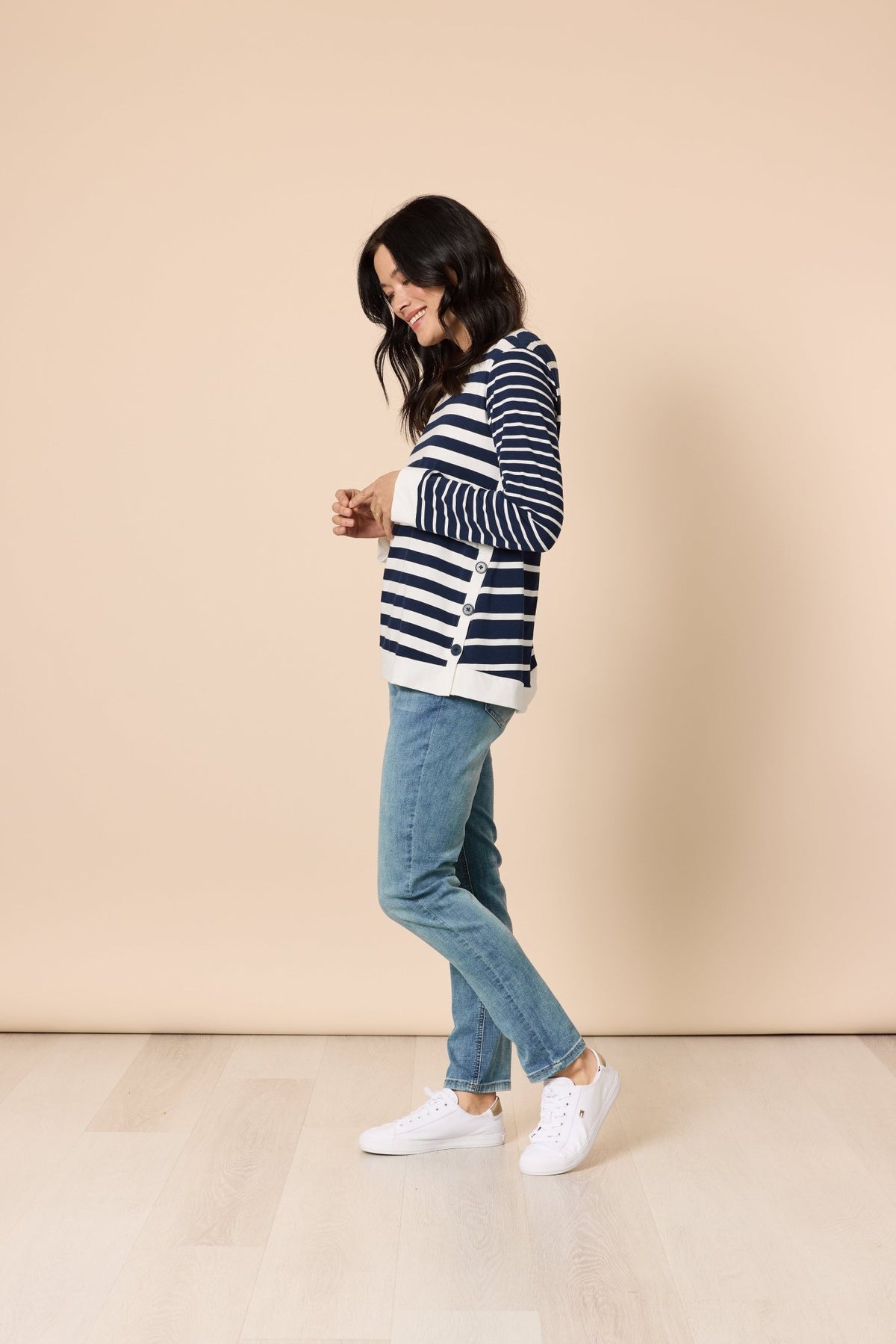 GORDON SMITH_NEWPORT STRIPE TOP _ NEWPORT STRIPE TOP _ Ebony Boutique NZ