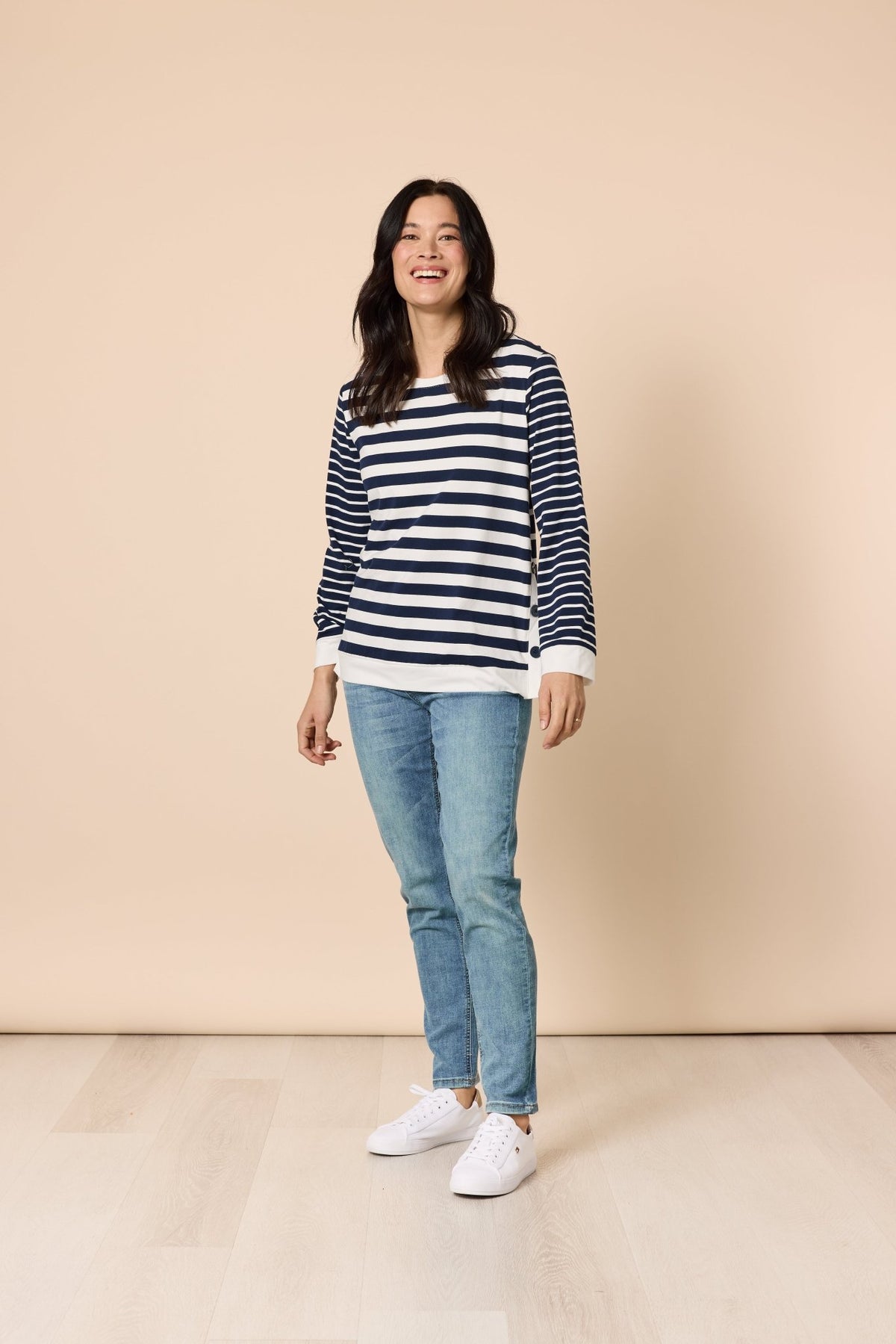 GORDON SMITH_NEWPORT STRIPE TOP _ NEWPORT STRIPE TOP _ Ebony Boutique NZ