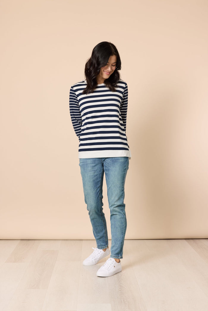 GORDON SMITH_NEWPORT STRIPE TOP _ NEWPORT STRIPE TOP _ Ebony Boutique NZ