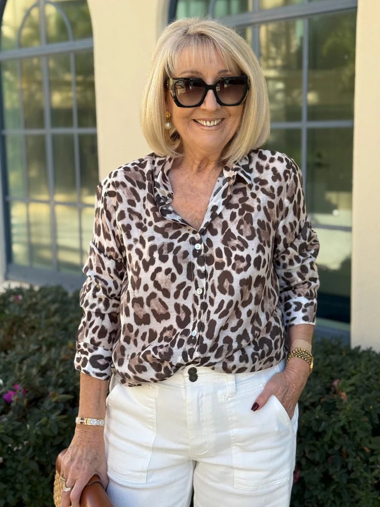 GORDON SMITH_ON SAFARI SHIRT NATURAL _ ON SAFARI SHIRT NATURAL _ Ebony Boutique NZ