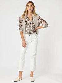 GORDON SMITH_ON SAFARI SHIRT NATURAL _ ON SAFARI SHIRT NATURAL _ Ebony Boutique NZ