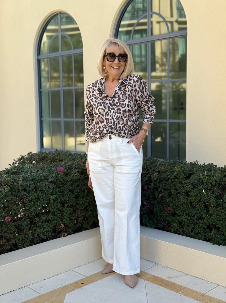 GORDON SMITH_ON SAFARI SHIRT NATURAL _ ON SAFARI SHIRT NATURAL _ Ebony Boutique NZ