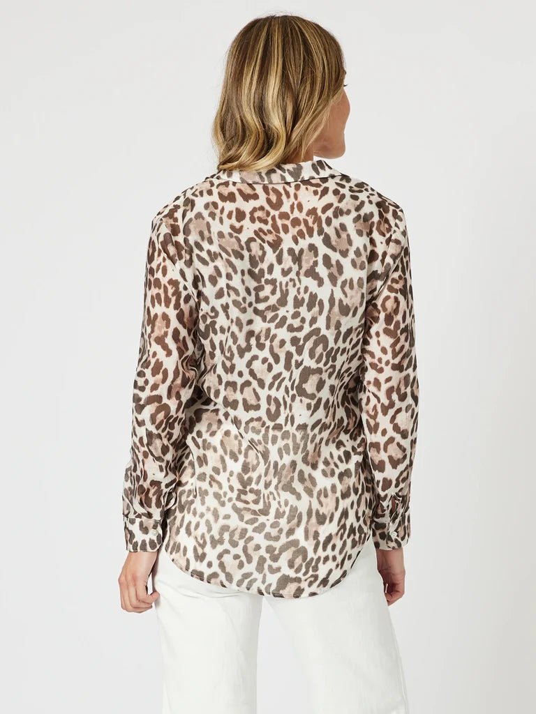 GORDON SMITH_ON SAFARI SHIRT NATURAL _ ON SAFARI SHIRT NATURAL _ Ebony Boutique NZ