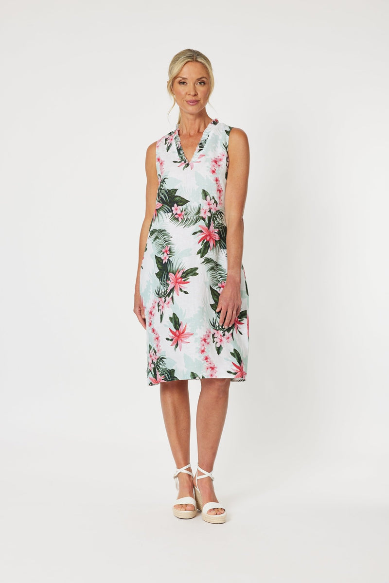 GORDON SMITH_PARADISE PRINT DRESS _ PARADISE PRINT DRESS _ Ebony Boutique NZ