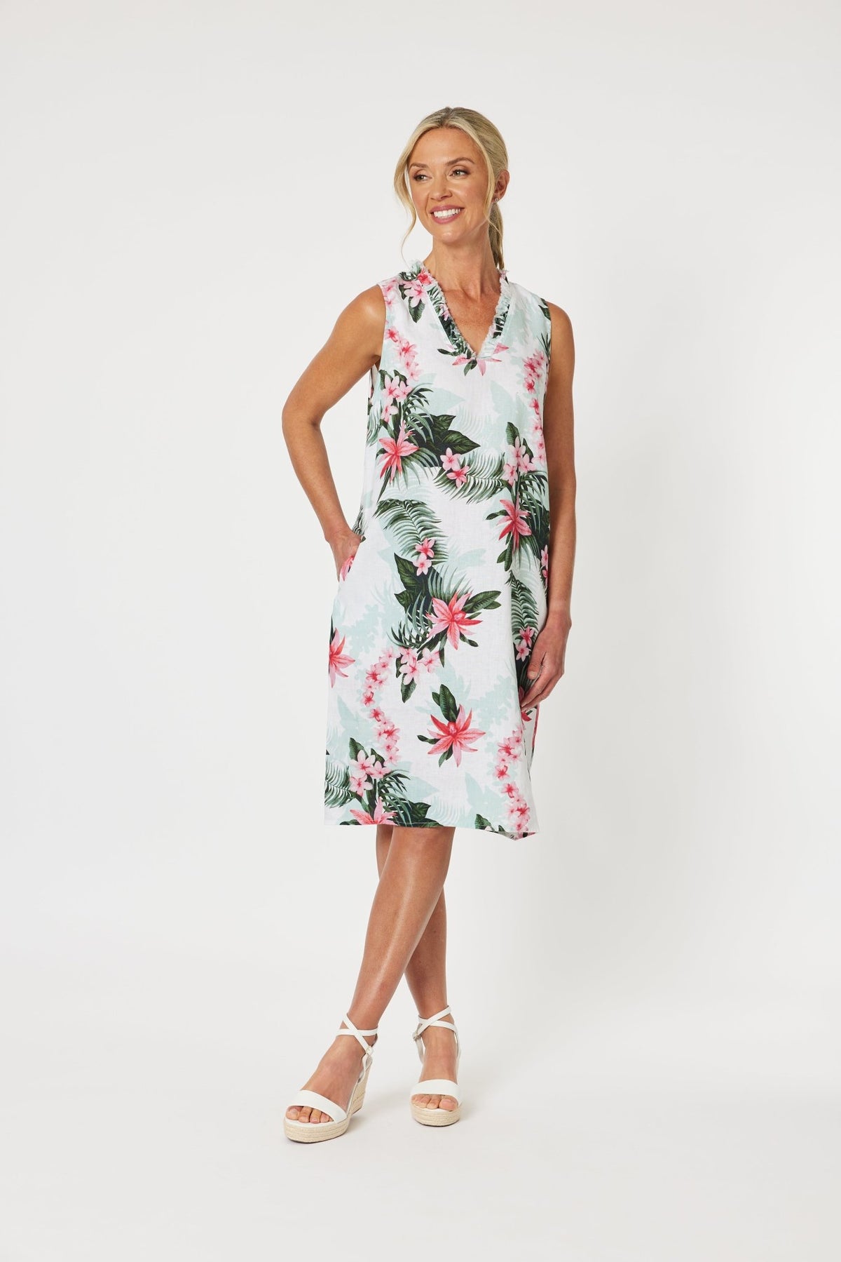 GORDON SMITH_PARADISE PRINT DRESS _ PARADISE PRINT DRESS _ Ebony Boutique NZ