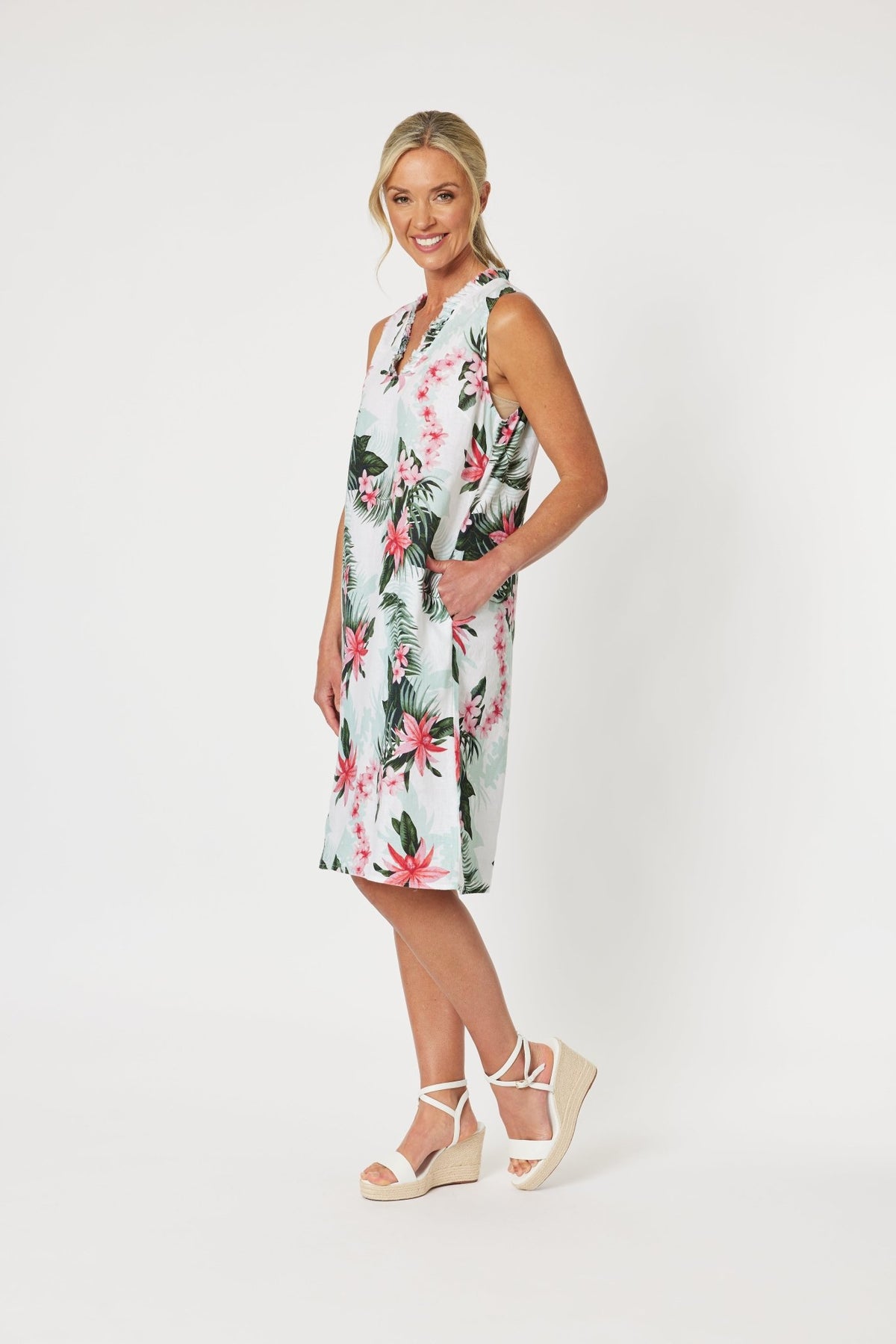 GORDON SMITH_PARADISE PRINT DRESS _ PARADISE PRINT DRESS _ Ebony Boutique NZ