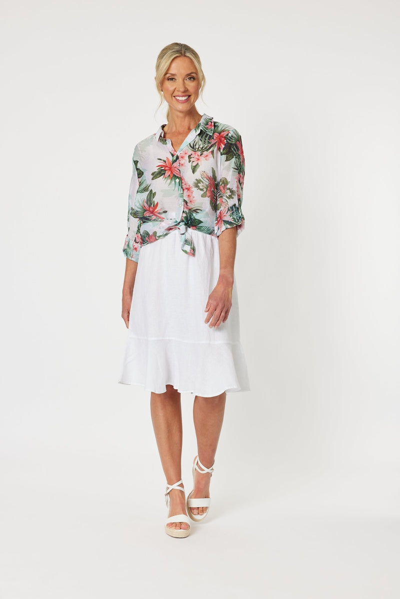 GORDON SMITH_PARADISE PRINT SHIRT _ PARADISE PRINT SHIRT _ Ebony Boutique NZ