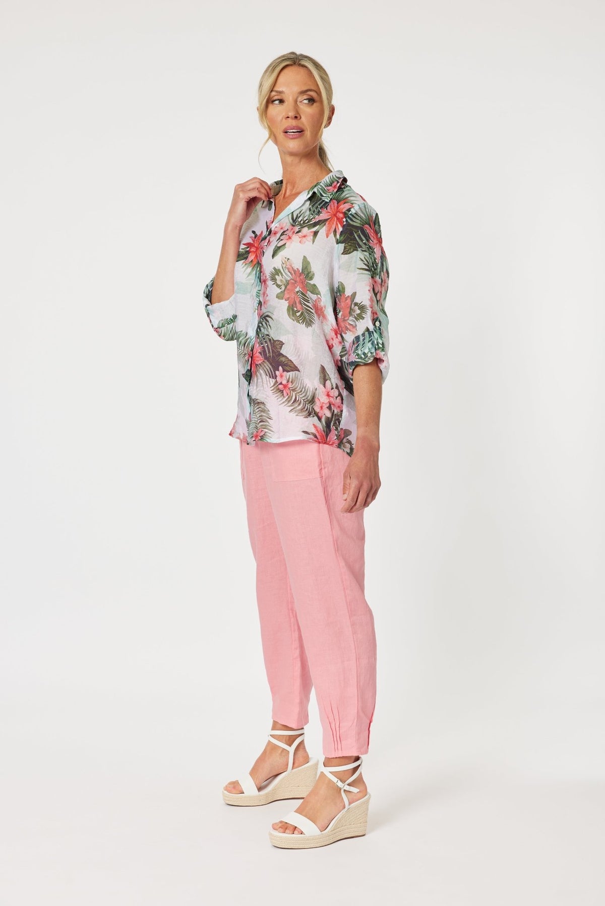 GORDON SMITH_PARADISE PRINT SHIRT _ PARADISE PRINT SHIRT _ Ebony Boutique NZ