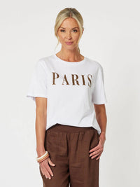 GORDON SMITH_PARIS BEADED TEE _ PARIS BEADED TEE _ Ebony Boutique NZ