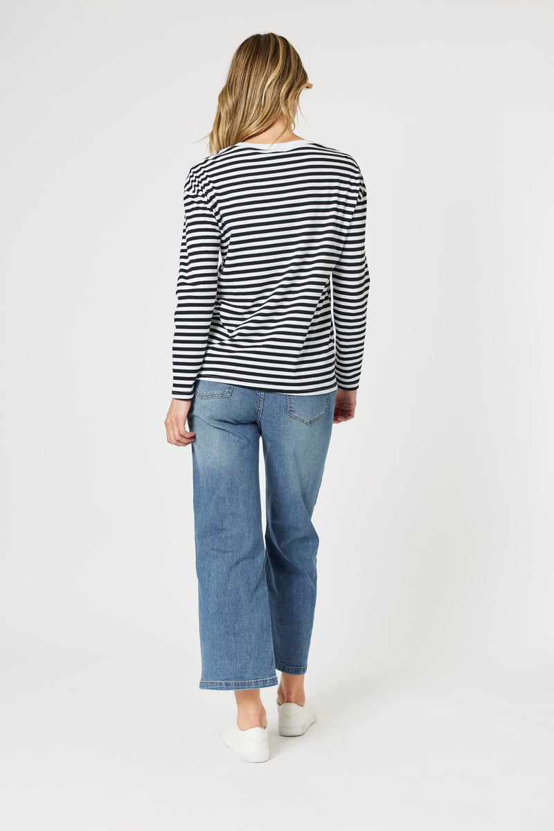 GORDON SMITH_SAINT TROPEZ TEE _ SAINT TROPEZ TEE _ Ebony Boutique NZ