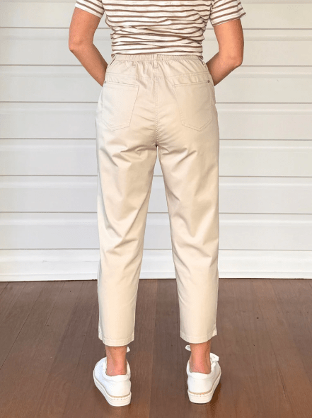 GORDON SMITH_SAN MARINO PANT NATURAL _ SAN MARINO PANT NATURAL _ Ebony Boutique NZ