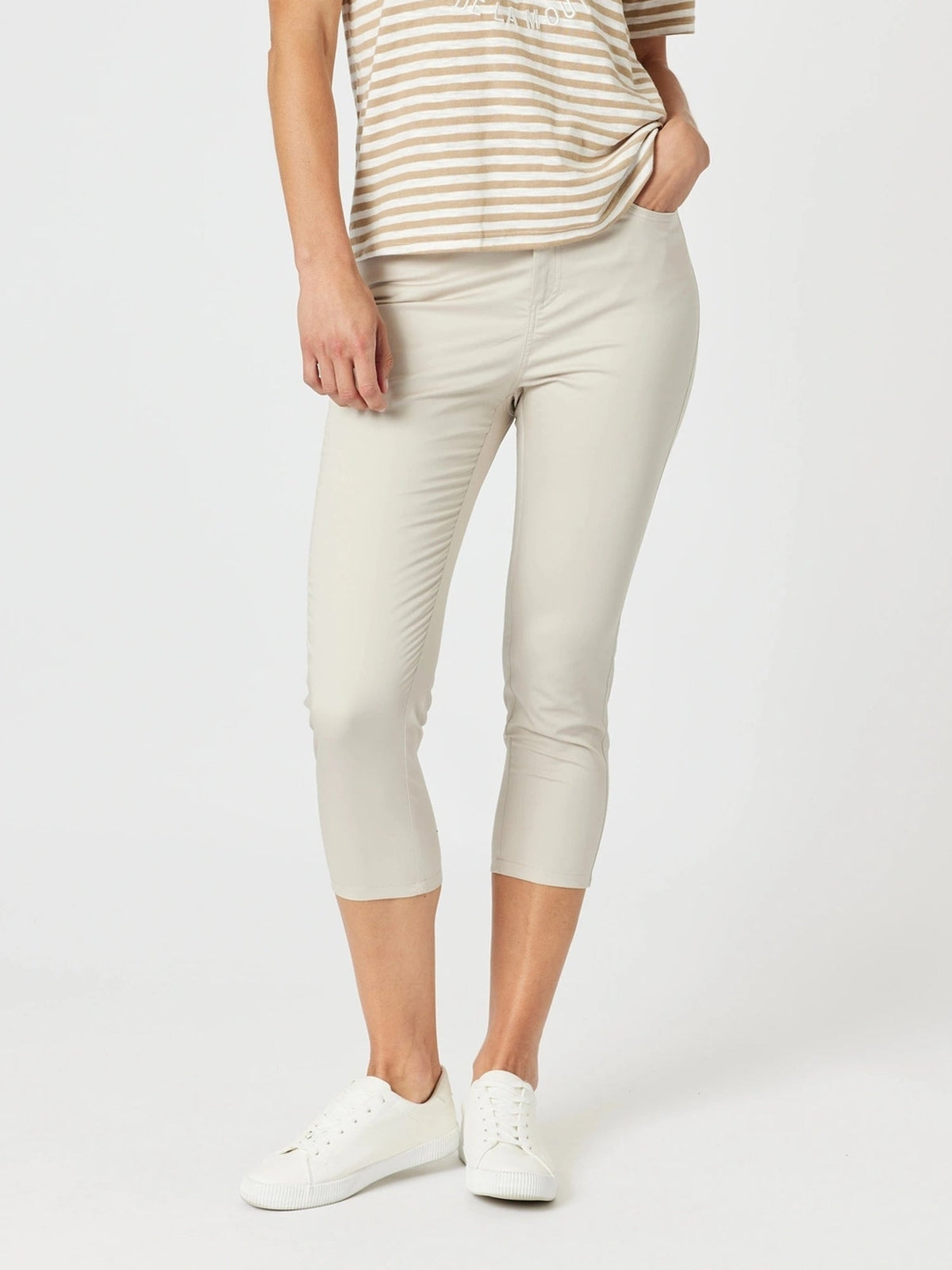 GORDON SMITH_SAN MARINO PANT NATURAL _ SAN MARINO PANT NATURAL _ Ebony Boutique NZ