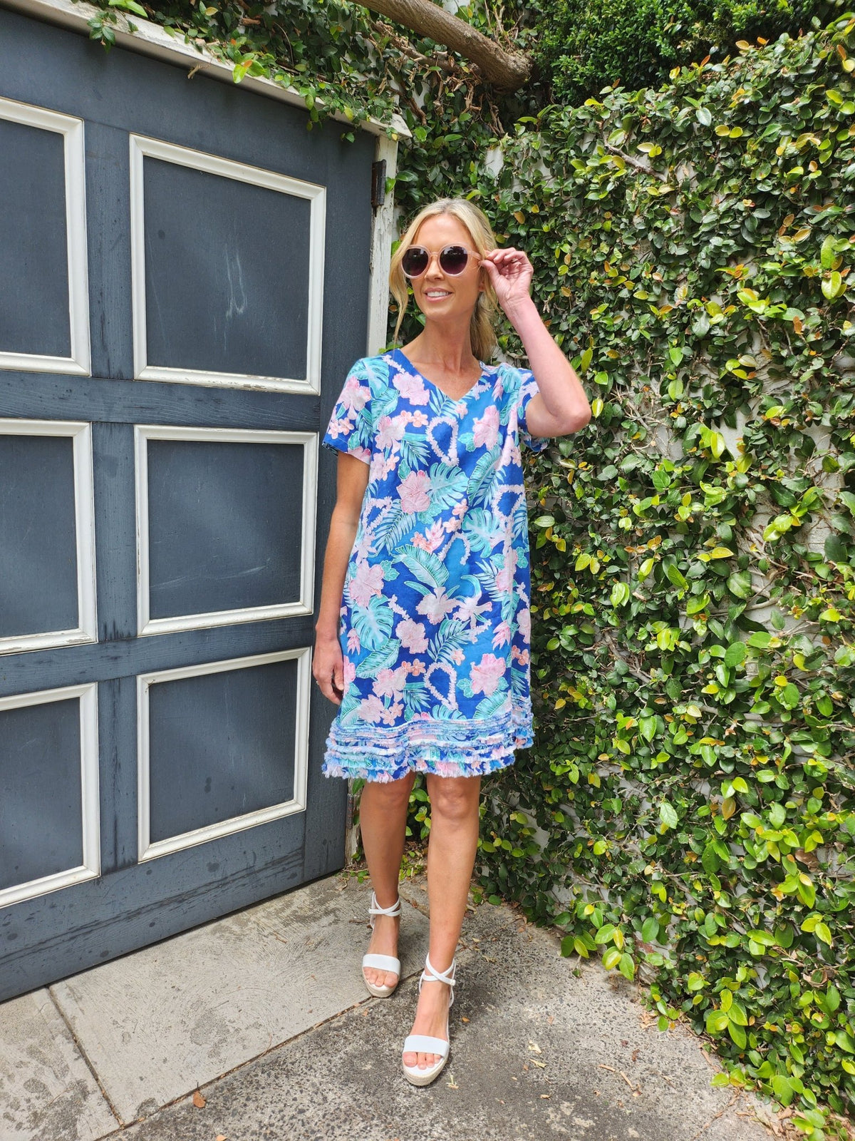 GORDON SMITH_SANTA MONICA FRILLED HEM DRESS _ SANTA MONICA FRILLED HEM DRESS _ Ebony Boutique NZ