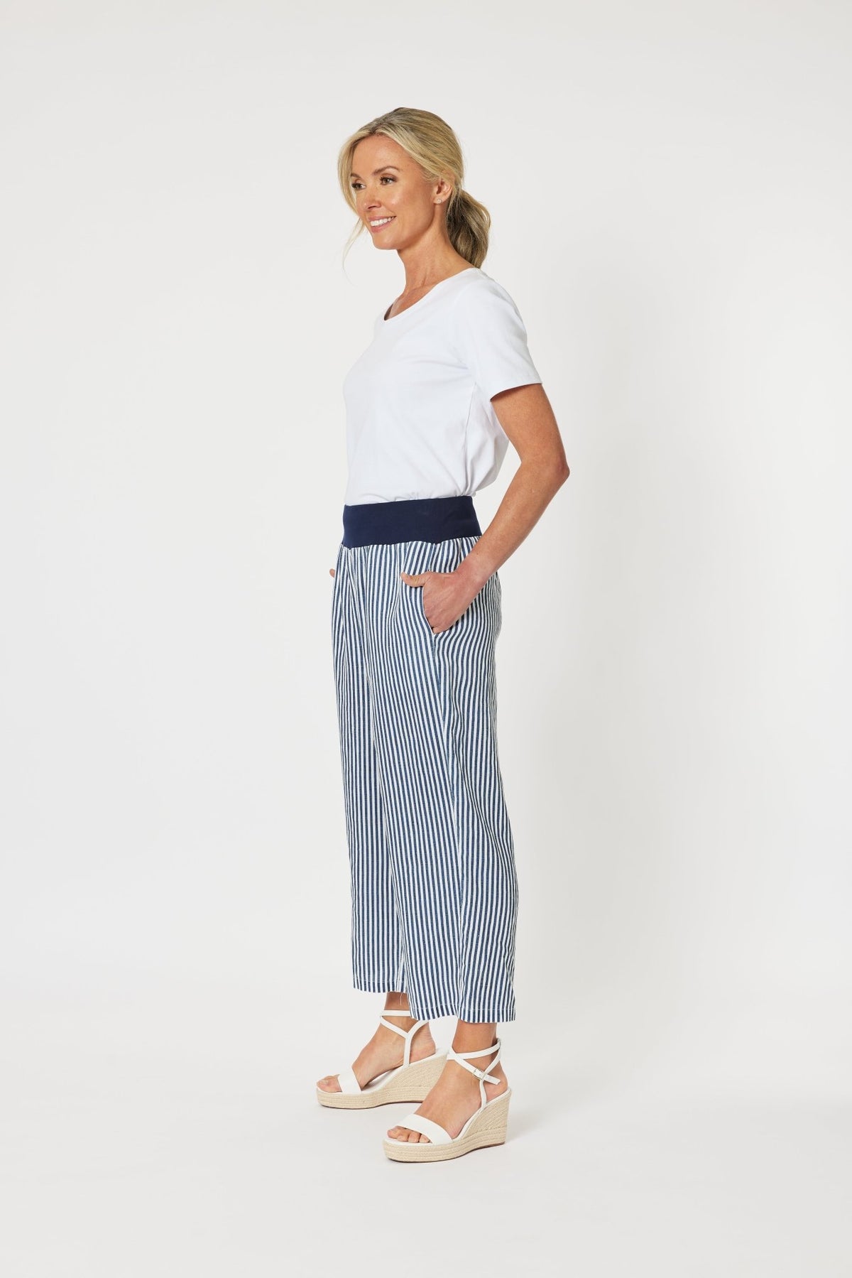 GORDON SMITH_STRIPE BEACH PANT _ STRIPE BEACH PANT _ Ebony Boutique NZ