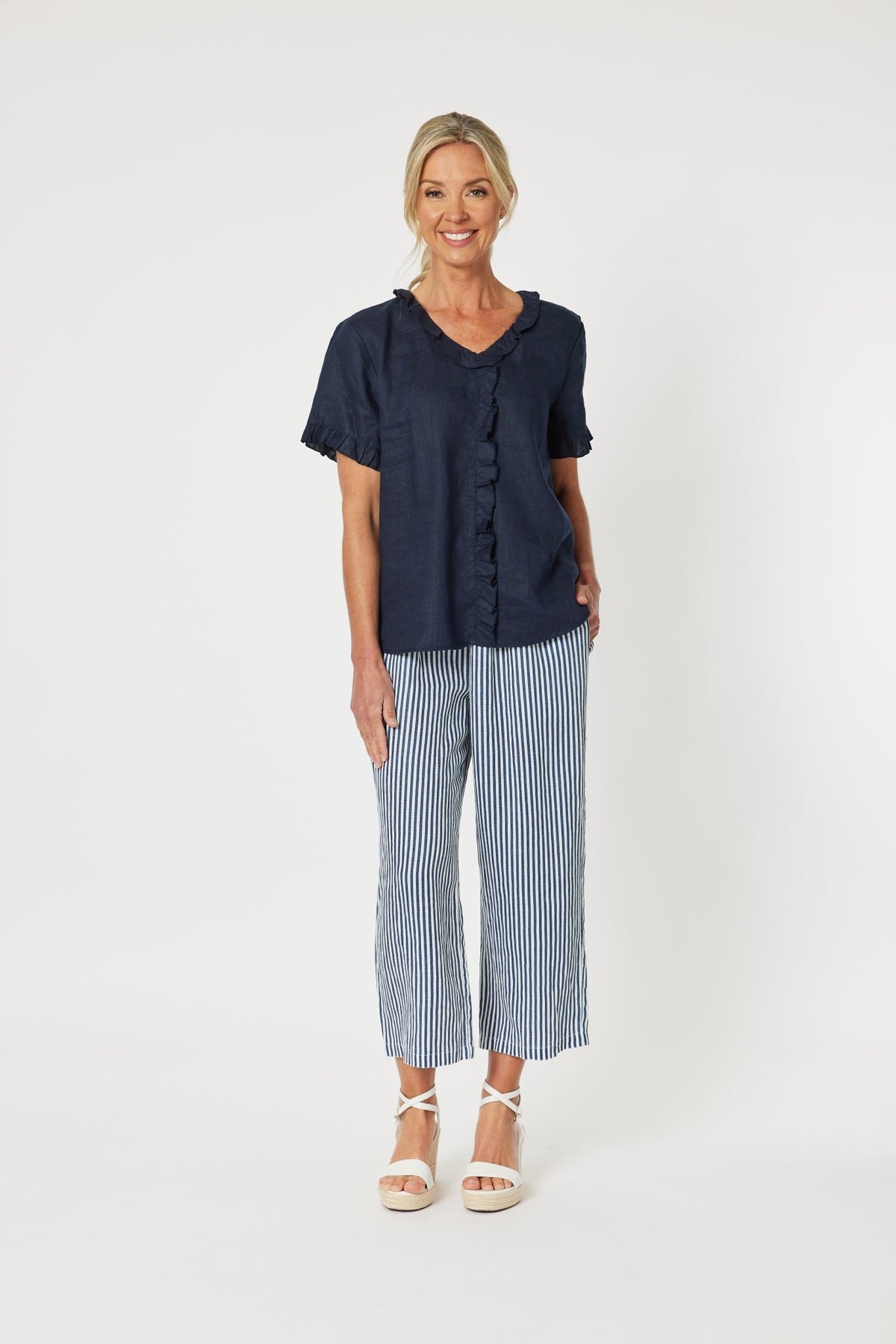 GORDON SMITH_STRIPE BEACH PANT _ STRIPE BEACH PANT _ Ebony Boutique NZ