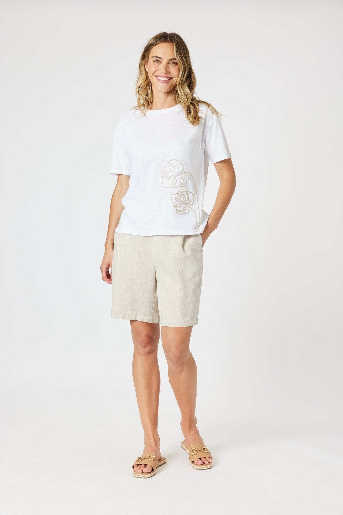 GORDON SMITH_THE LINO SHORT NATURAL _ THE LINO SHORT NATURAL _ Ebony Boutique NZ