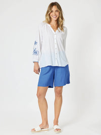 GORDON SMITH_THE LINO SHORT SARDINIA BLUE _ THE LINO SHORT SARDINIA BLUE _ Ebony Boutique NZ