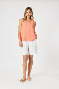 GORDON SMITH_THE LINO SHORT WHITE _ THE LINO SHORT WHITE _ Ebony Boutique NZ