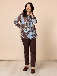 VERMONT PRINT SHIRT_by_GORDON SMITH_women's_in_New Zealand_ VERMONT PRINT SHIRT _