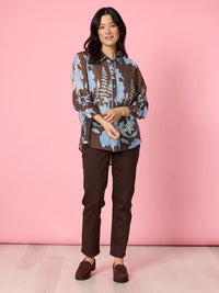 VERMONT PRINT SHIRT_by_GORDON SMITH_women's_in_New Zealand_ VERMONT PRINT SHIRT _