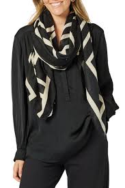 HAMMOCK AND VINE_ABSTRACT SCARF _ ABSTRACT SCARF _ Ebony Boutique NZ