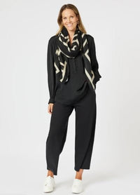 HAMMOCK AND VINE_ABSTRACT SCARF _ ABSTRACT SCARF _ Ebony Boutique NZ