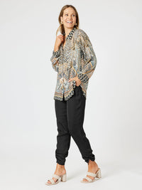HAMMOCK AND VINE_TRAVELLER LUXE SIDE TIE PANT BLACK _ TRAVELLER LUXE SIDE TIE PANT BLACK _ Ebony Boutique NZ