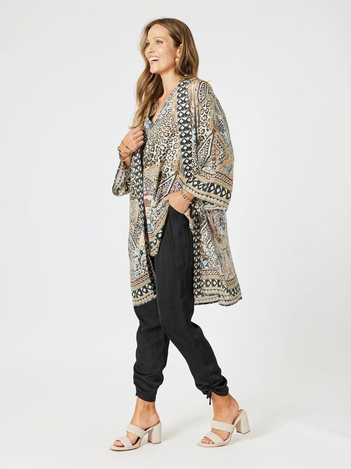 HAMMOCK AND VINE_TRAVELLER LUXE SIDE TIE PANT BLACK _ TRAVELLER LUXE SIDE TIE PANT BLACK _ Ebony Boutique NZ