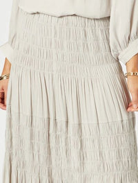 HAMMOCK AND VINE_TRAVELLER LUXE SKIRT CHAMPAGNE _ TRAVELLER LUXE SKIRT CHAMPAGNE _ Ebony Boutique NZ