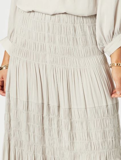 HAMMOCK AND VINE_TRAVELLER LUXE SKIRT CHAMPAGNE _ TRAVELLER LUXE SKIRT CHAMPAGNE _ Ebony Boutique NZ