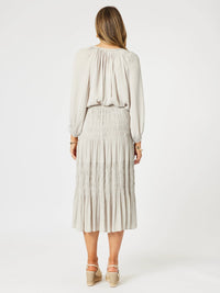 HAMMOCK AND VINE_TRAVELLER LUXE SKIRT CHAMPAGNE _ TRAVELLER LUXE SKIRT CHAMPAGNE _ Ebony Boutique NZ