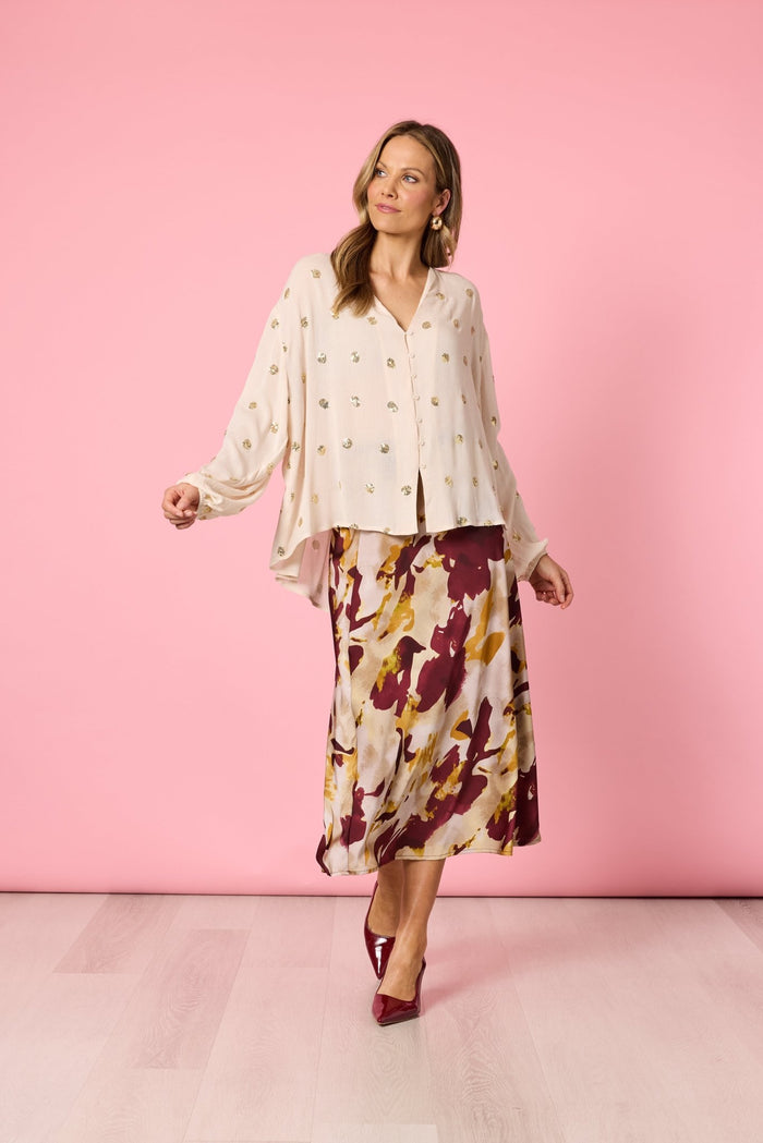 HAMMOCK & VINE_ALLEGRA TOP IVORY _ ALLEGRA TOP IVORY _ Ebony Boutique NZ