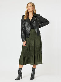 HAMMOCK & VINE_KAITLYN BIKER JACKET _ KAITLYN BIKER JACKET _ Ebony Boutique NZ