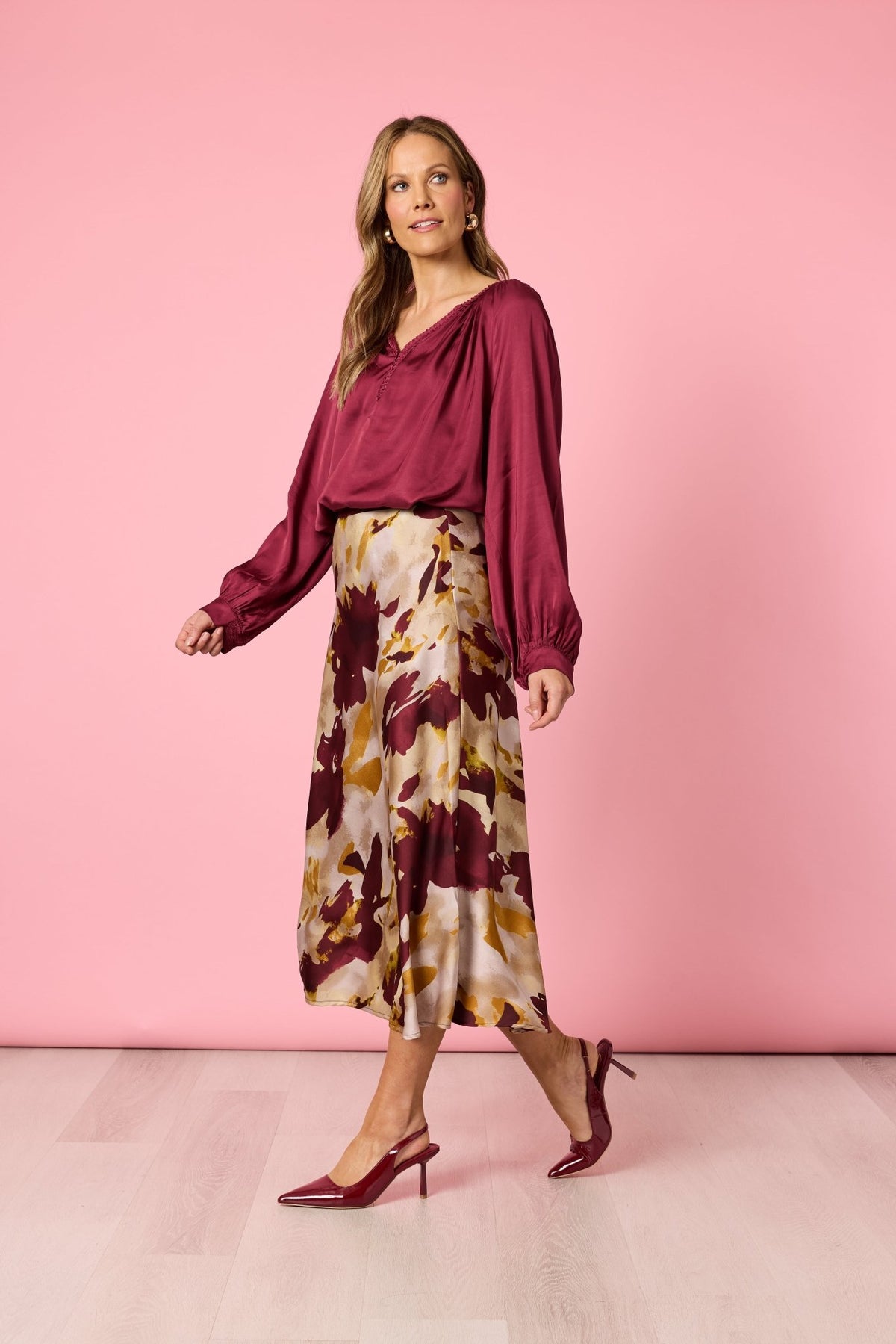 HAMMOCK & VINE_LUXE PLAIT TOP SHIRAZ _ LUXE PLAIT TOP SHIRAZ _ Ebony Boutique NZ